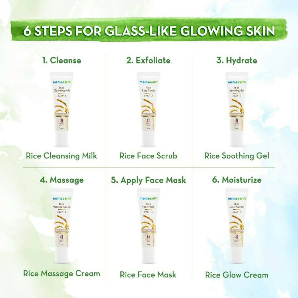 Mamaearth Rice Facial Kit With Rice Water & Niacinamide Mamaearth Rice Facial Kit With Rice Water & Niacinamide
