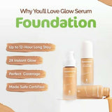 Mamaearth Glow Serum Foundation-Warm Glow
