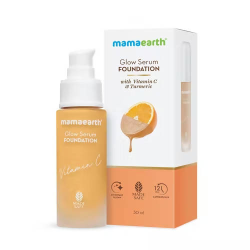 Mamaearth Glow Serum Foundation-Crème Glow Mamaearth Glow Serum Foundation-Crème Glow