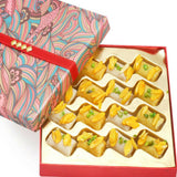 Ghasitaram Mini Assorted Kaju Rolls in Pink Box - Safuron