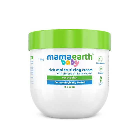 Mamaearth Baby Rich Moisturizing Cream With Almond Oil & Shea Butter - Safuron