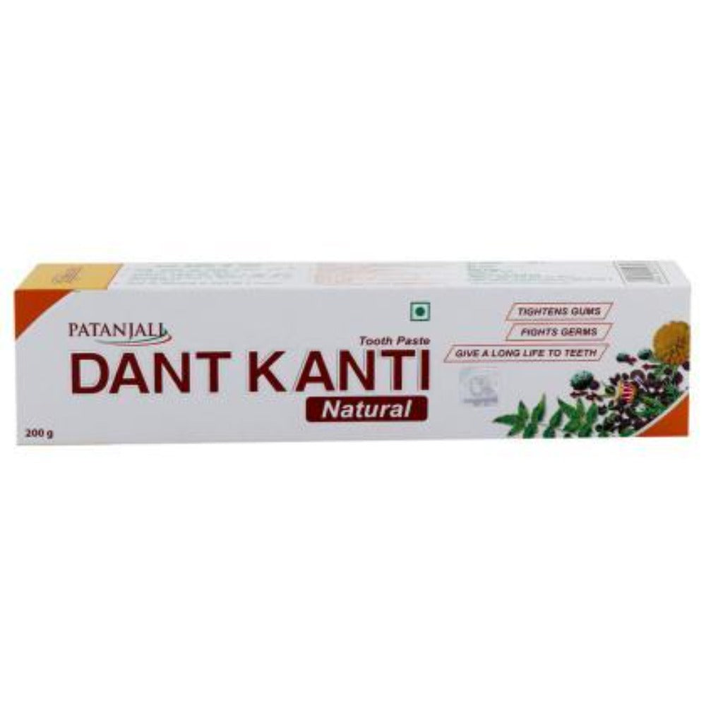 Patanjali Dant Kanti Natural Tooth Paste 200 gm Patanjali Dant Kanti Natural Tooth Paste 200 gm