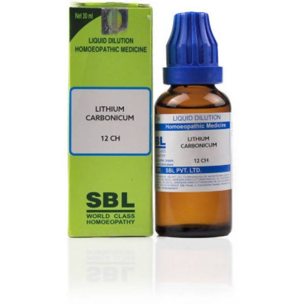 SBL Homeopathy Lithium Carbonicum Dilution SBL Homeopathy Lithium Carbonicum Dilution