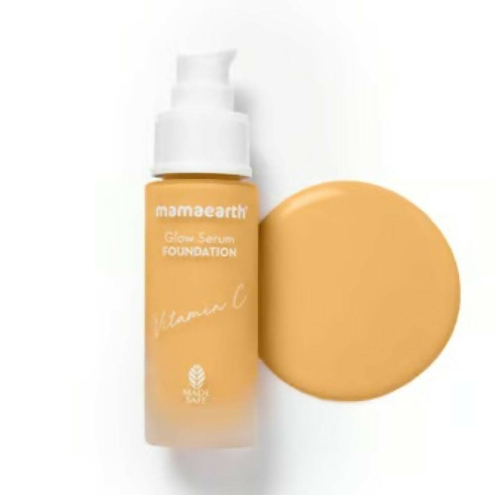 Mamaearth Glow Serum Foundation + Glow Oil Control Compact Combo - Ivory Glow Mamaearth Glow Serum Foundation + Glow Oil Control Compact Combo - Ivory Glow