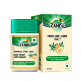 Zandu Papaya Leaf Extract Tablets - safuroncart