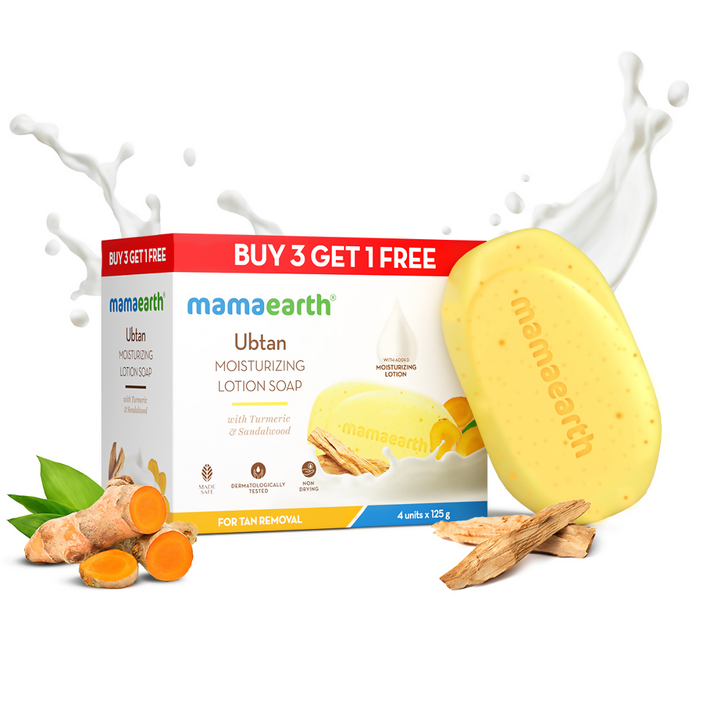 Mamaearth Ubtan Moisturizing Lotion Soap (Buy 3 Get 1 Free) Mamaearth Ubtan Moisturizing Lotion Soap (Buy 3 Get 1 Free)