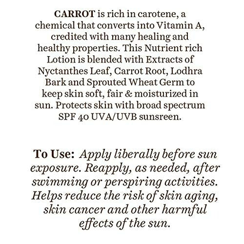 Biotique Advanced Ayurveda Bio Carrot 40+ SPF UVA/UVB Sunscreen Ultra Soothing Face Lotion Biotique Advanced Ayurveda Bio Carrot 40+ SPF UVA/UVB Sunscreen Ultra Soothing Face Lotion