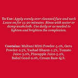 Biotique Advanced Ayurveda Bio Mini Scrub & Face Pack Combo For Whitening & Tan Removal