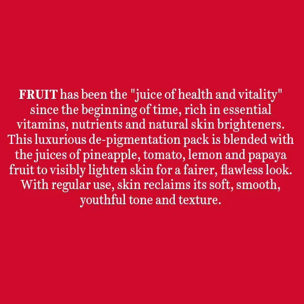 Biotique Advanced Ayurveda Fruit Brightening Depigmentation & Tan Removal Face Pack Biotique Advanced Ayurveda Fruit Brightening Depigmentation & Tan Removal Face Pack