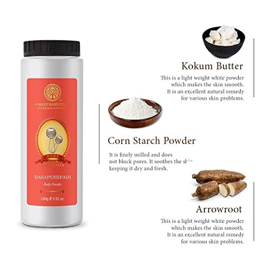 Forest Essentials Baby Body Powder Dasapushpadi Forest Essentials Baby Body Powder Dasapushpadi