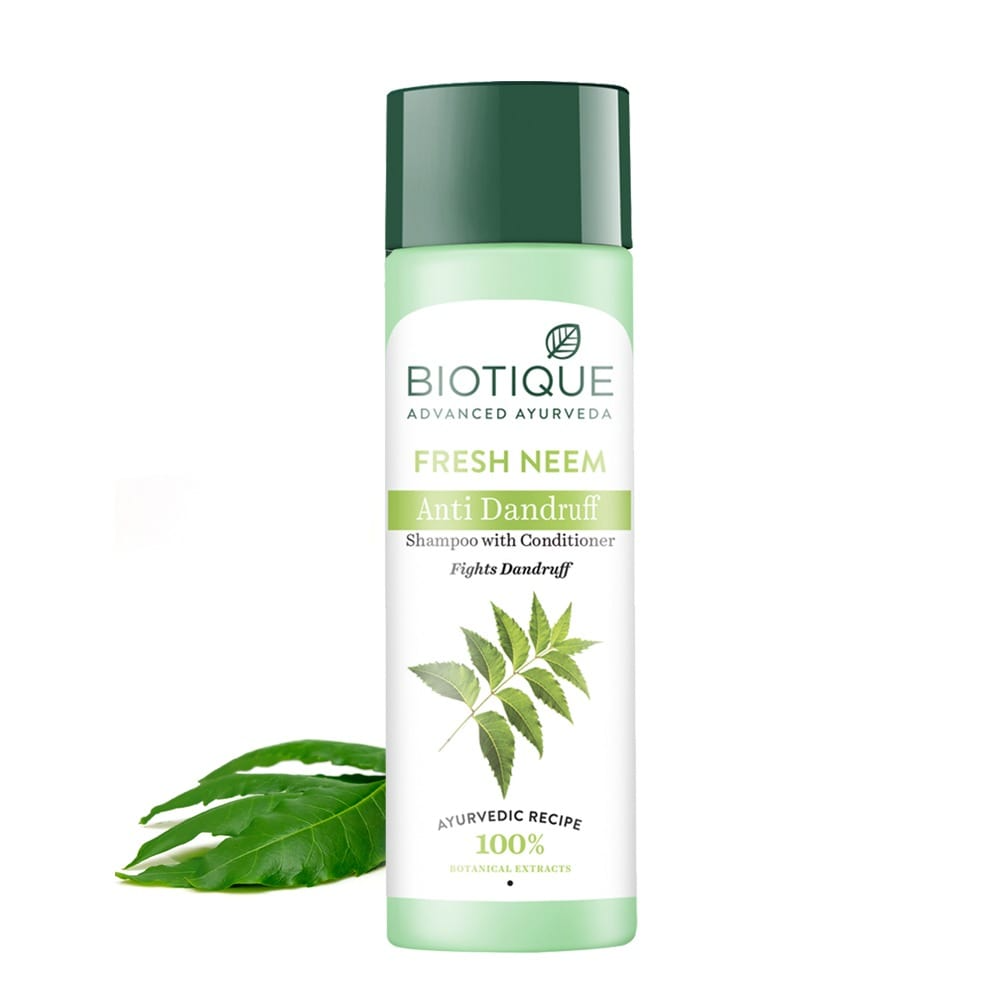 Biotique Bio/Fresh Neem Anti Dandruff Shampoo & Conditioner - Safuron Biotique Bio/Fresh Neem Anti Dandruff Shampoo & Conditioner - Safuron