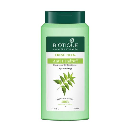Biotique Bio/Fresh Neem Anti Dandruff Shampoo & Conditioner - Safuron Biotique Bio/Fresh Neem Anti Dandruff Shampoo & Conditioner - Safuron