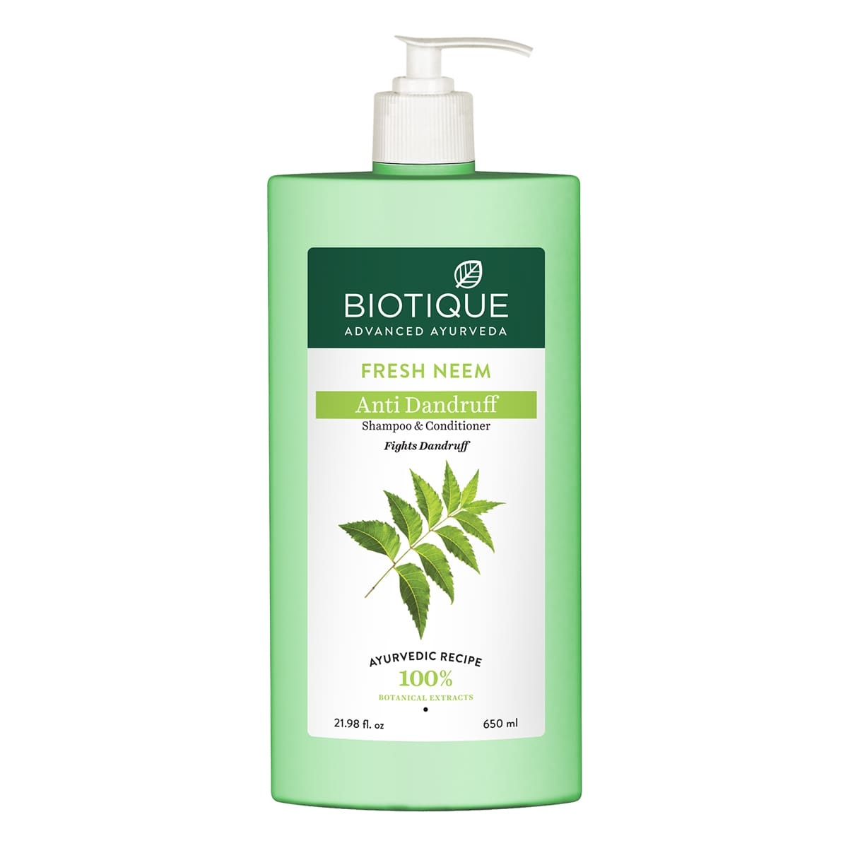 Biotique Bio/Fresh Neem Anti Dandruff Shampoo & Conditioner - Safuron Biotique Bio/Fresh Neem Anti Dandruff Shampoo & Conditioner - Safuron