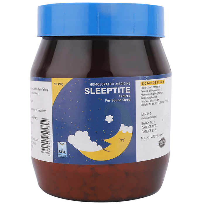 SBL Homeopathy Sleeptite Tablets - Safuron SBL Homeopathy Sleeptite Tablets - Safuron