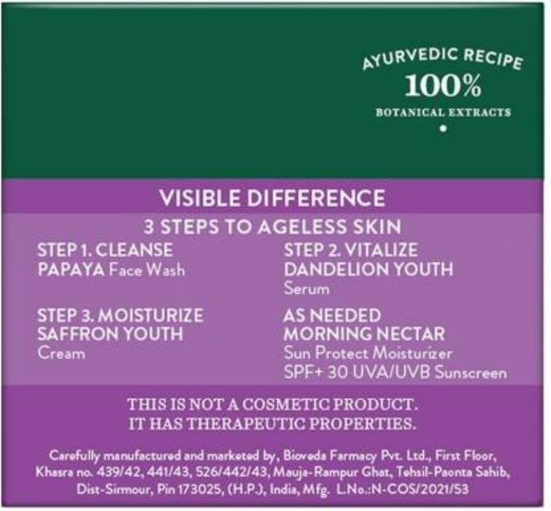 Biotique Saffron Youth Anti-Ageing Cream Biotique Saffron Youth Anti-Ageing Cream