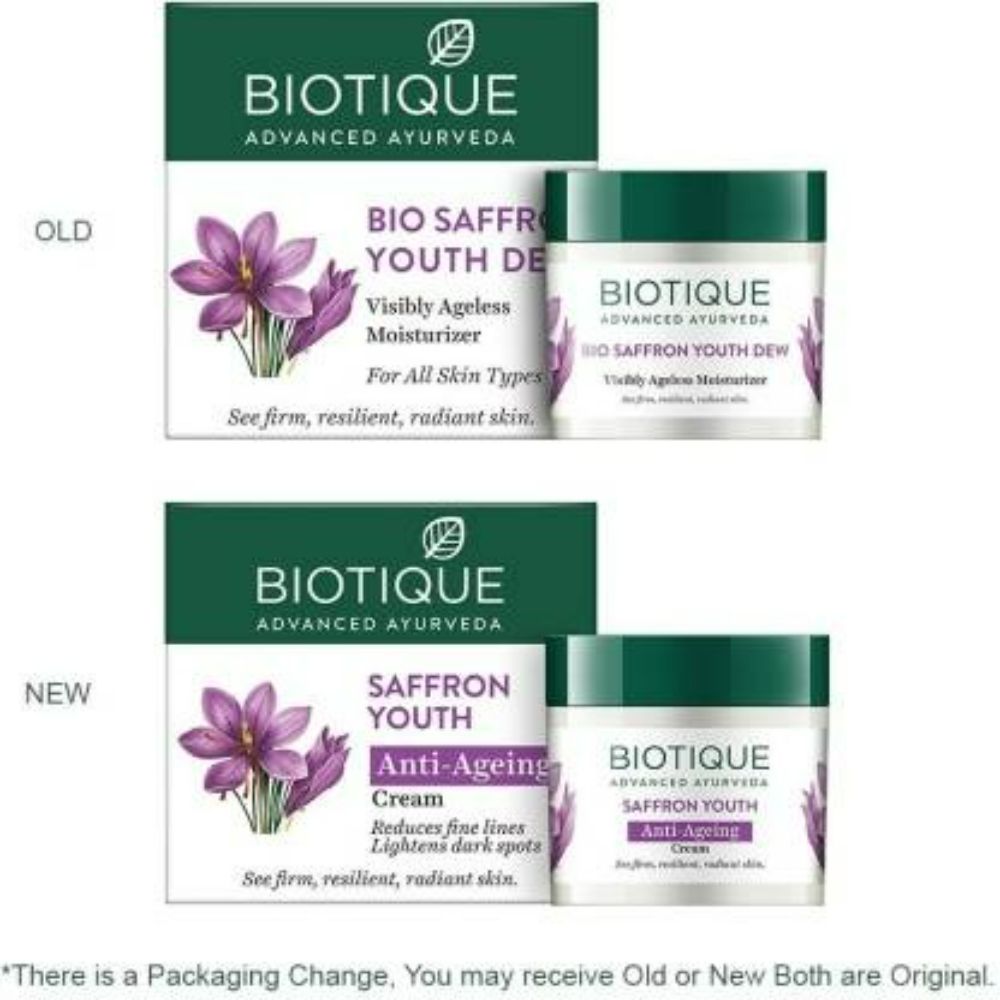 Biotique Saffron Youth Anti-Ageing Cream Biotique Saffron Youth Anti-Ageing Cream