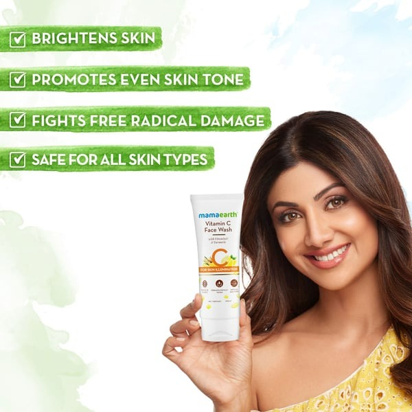 Mamaearth Vitamin C Face Wash For Skin Illumination Mamaearth Vitamin C Face Wash For Skin Illumination