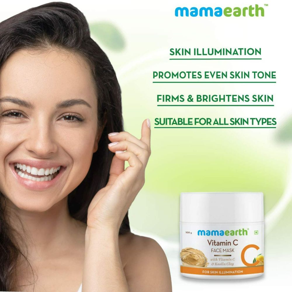 Mamaearth Vitamin C Face Mask For Skin Illumination Mamaearth Vitamin C Face Mask For Skin Illumination