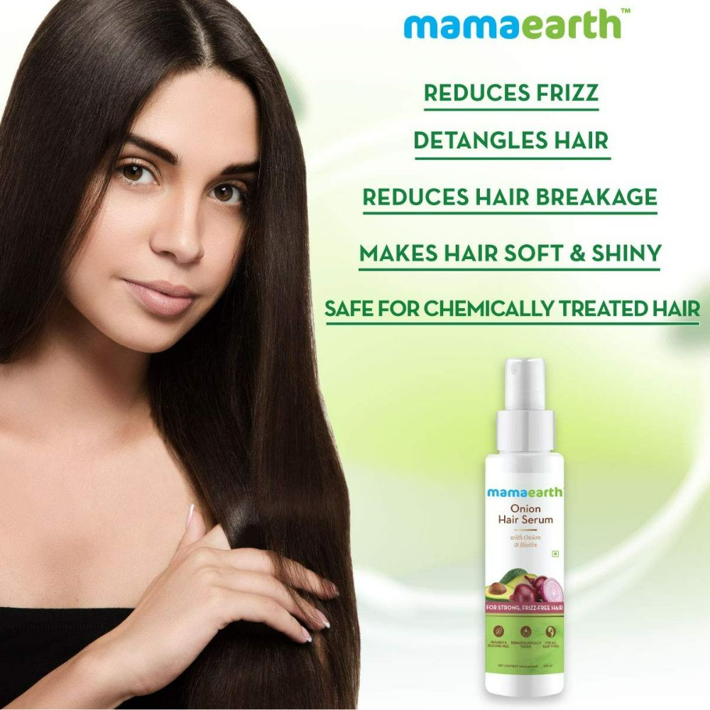 Mamaearth Onion Hair Serum For Strong , Frizz Free Hair Mamaearth Onion Hair Serum For Strong , Frizz Free Hair