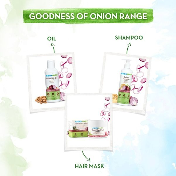 Mamaearth Onion Shampoo & Onion Conditioner For Hair Fall Control Mamaearth Onion Shampoo & Onion Conditioner For Hair Fall Control