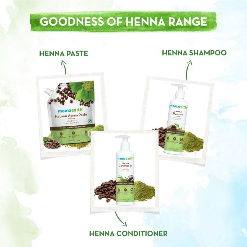 Mamaearth Natural Henna Paste For Rich Naturally Colored Hair Mamaearth Natural Henna Paste For Rich Naturally Colored Hair