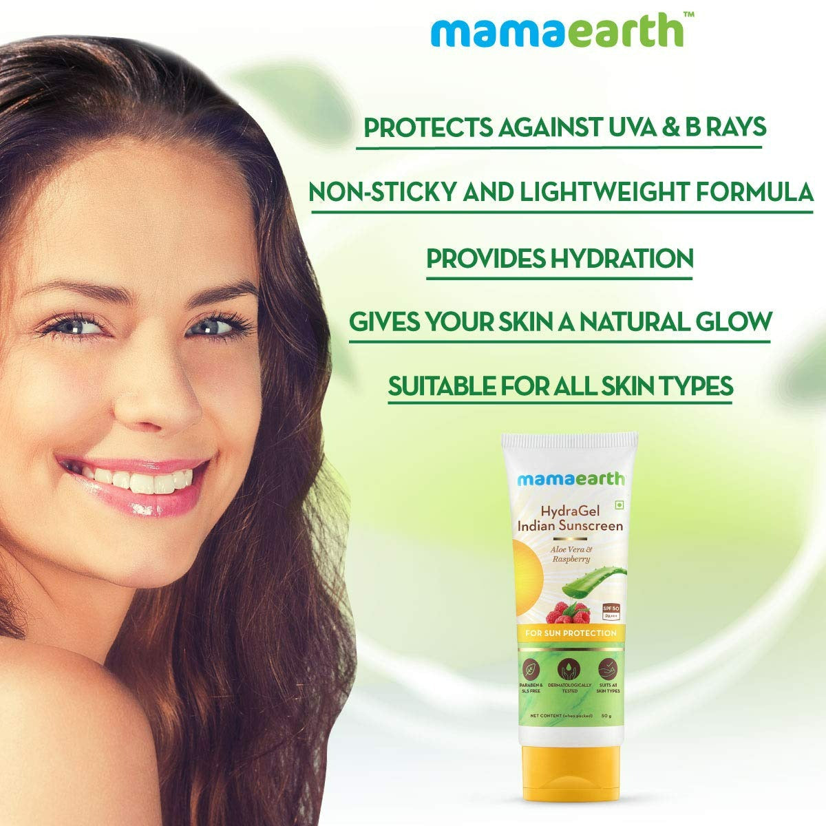 Mamaearth HydraGel Indian Sunscreen For Sun Protection Mamaearth HydraGel Indian Sunscreen For Sun Protection