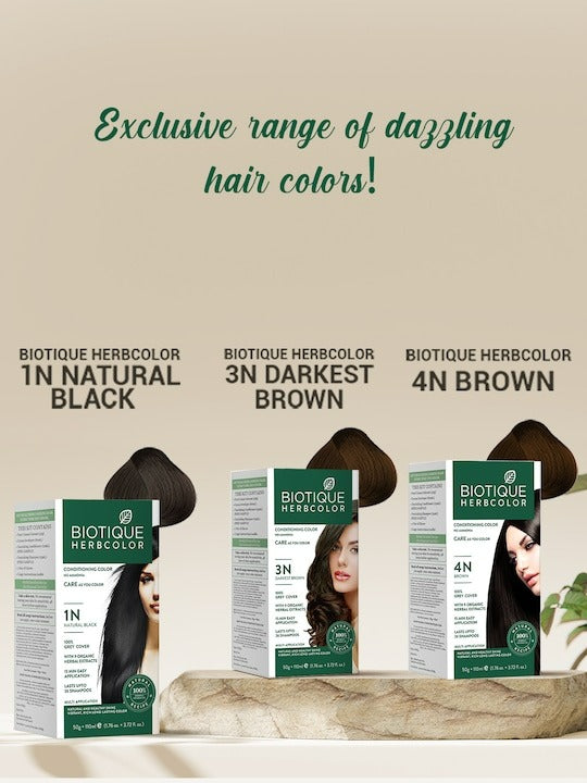 Biotique Herbcolor 3N Darkest Brown Biotique Herbcolor 3N Darkest Brown