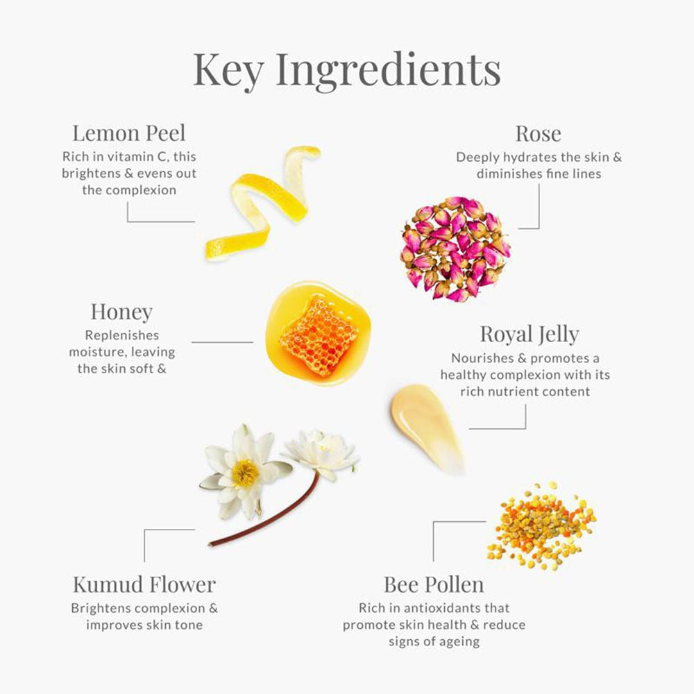 Forest Essentials Delicate Facial Cleanser Mashobra Honey, Lemon & Rosewater Forest Essentials Delicate Facial Cleanser Mashobra Honey, Lemon & Rosewater