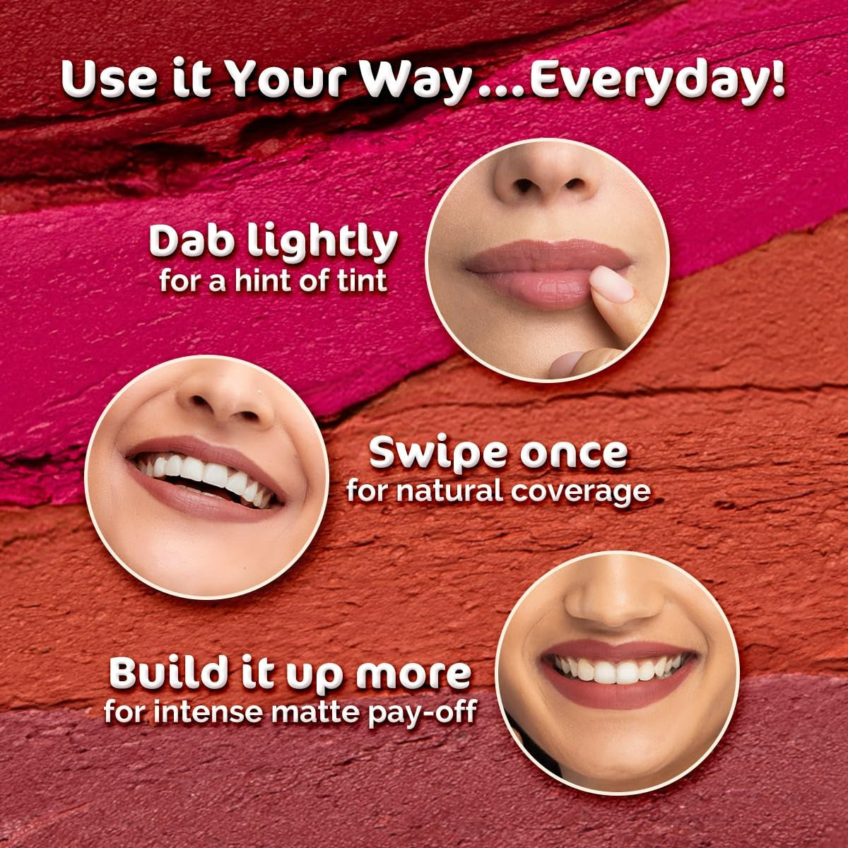 Mamaearth Moisture Matte Long Stay Lipstick-Pink Tulip Mamaearth Moisture Matte Long Stay Lipstick-Pink Tulip