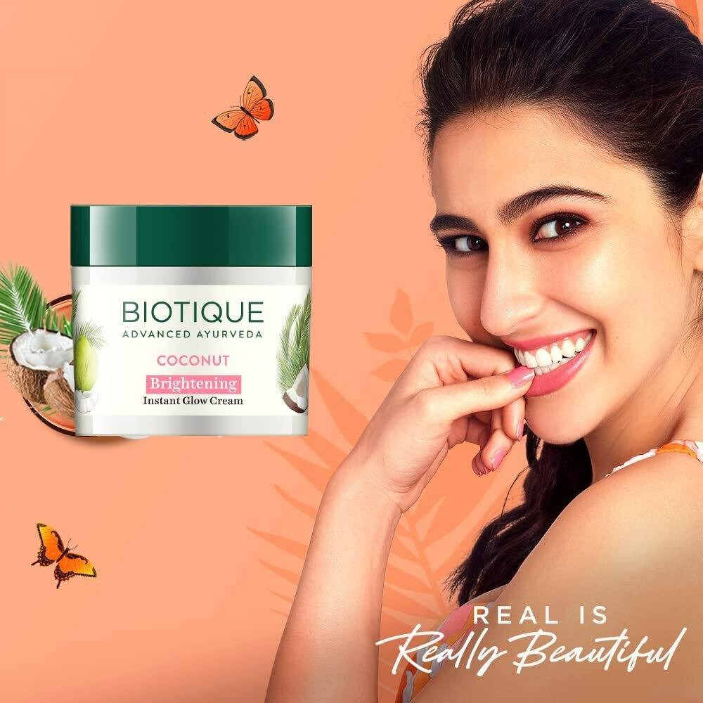 Biotique Advanced Ayurveda Bio Coconut Whitening & Brightening Cream Biotique Advanced Ayurveda Bio Coconut Whitening & Brightening Cream