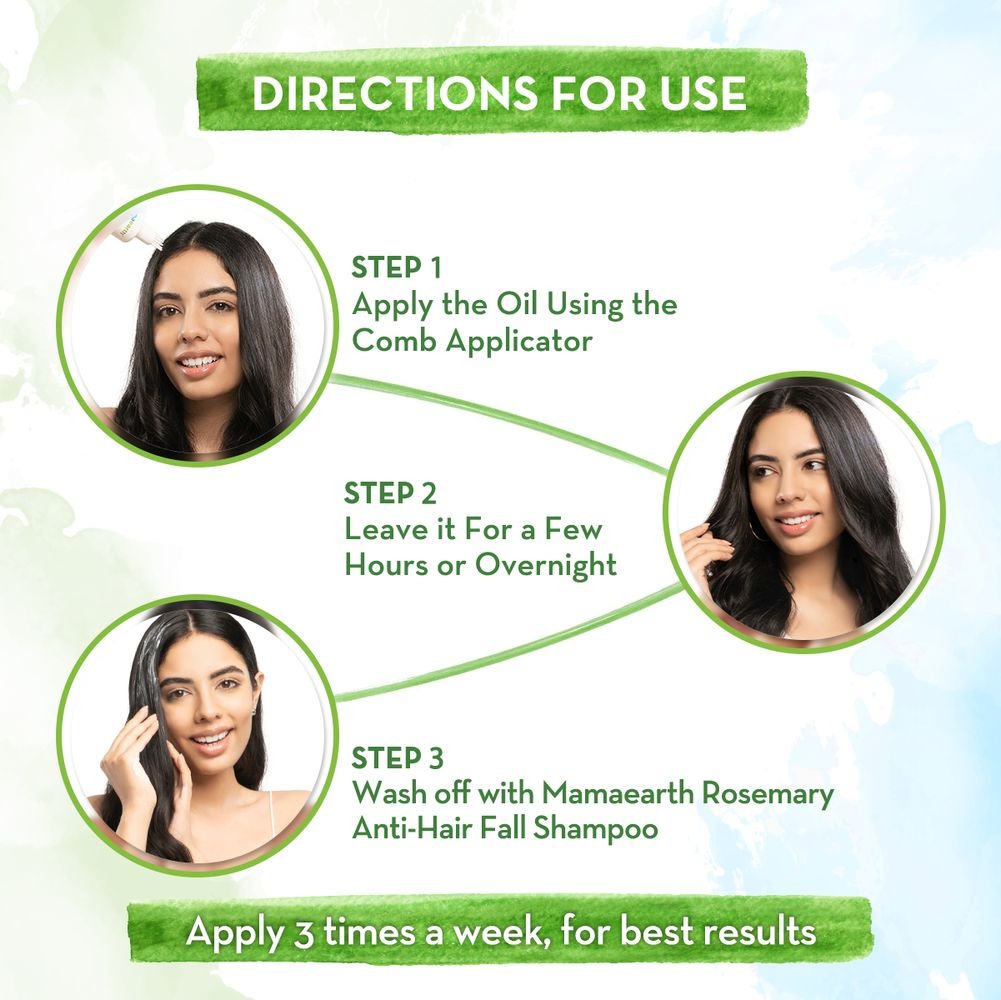 Mamaearth Rosemary Hair Growth Oil with Rosemary & Methi Dana Mamaearth Rosemary Hair Growth Oil with Rosemary & Methi Dana