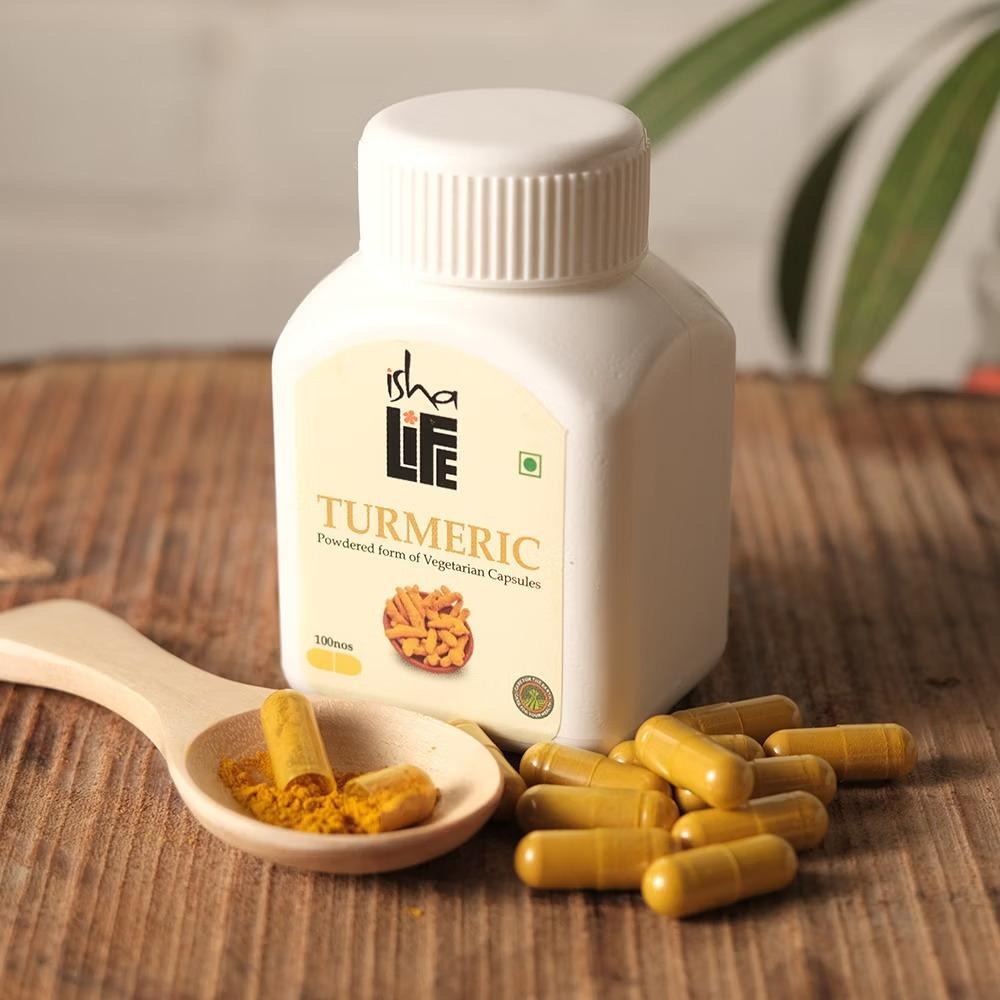 Isha Life Neem and Turmeric Capsules Isha Life Neem and Turmeric Capsules