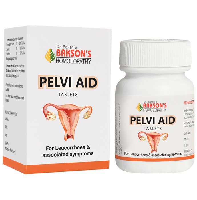 Bakson's Homeopathy Pelvi Aid Tablets - Safuron Naturals