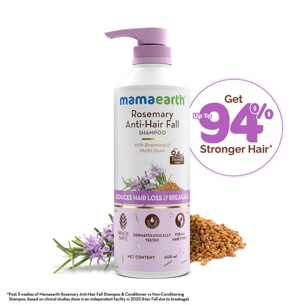 Mamaearth Rosemary Anti Hair Fall Shampoo - Safuron Mamaearth Rosemary Anti Hair Fall Shampoo - Safuron