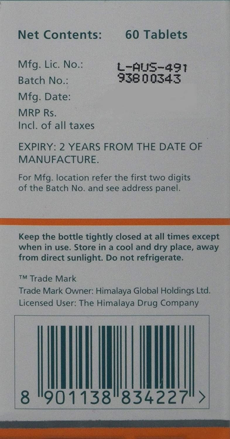 Himalaya Pure Herbs Tvak Tablets Himalaya Pure Herbs Tvak Tablets