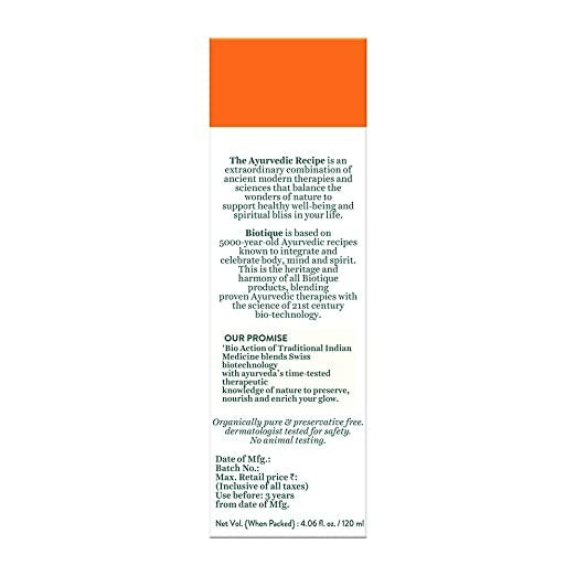 Biotique Advanced Ayurveda Bio Morning Nectar Visibly Flawless Sun Protector 30+SPF UVA/UVB Sunscreen Biotique Advanced Ayurveda Bio Morning Nectar Visibly Flawless Sun Protector 30+SPF UVA/UVB Sunscreen