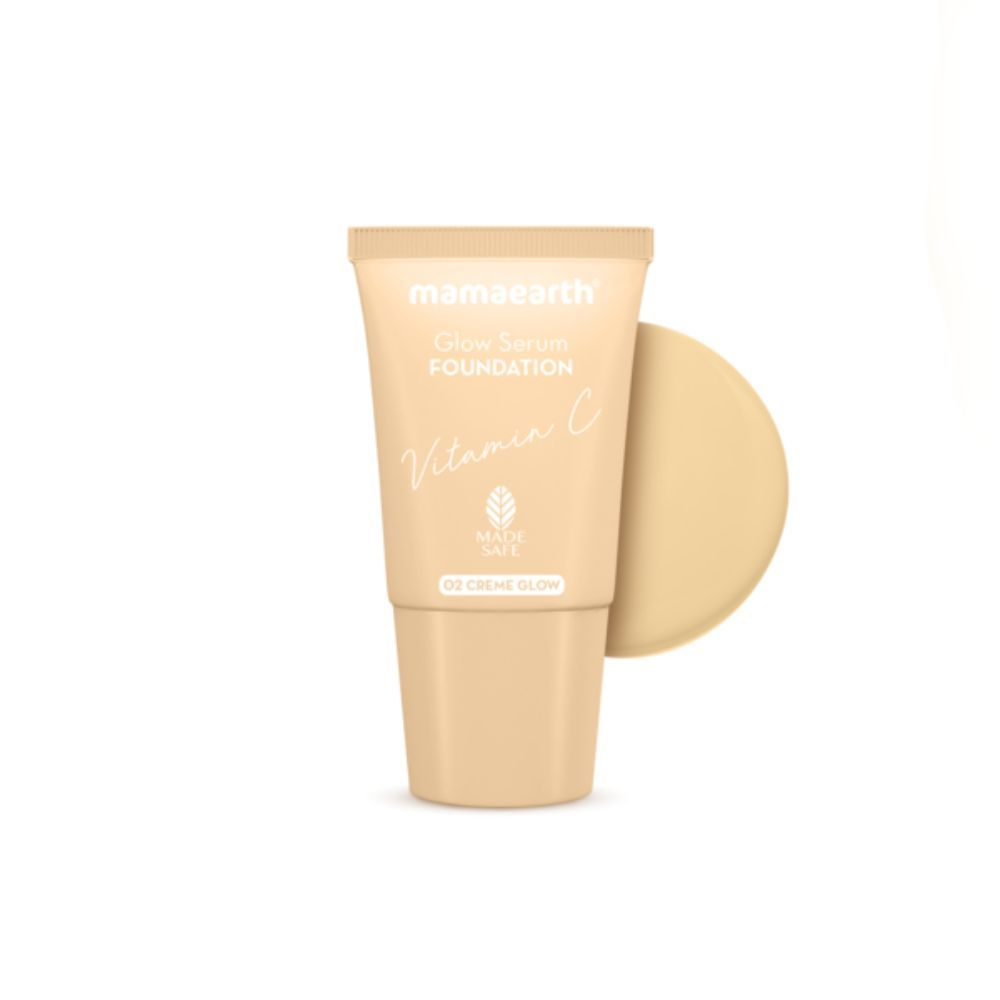 Mamaearth Glow Serum Foundation-Crème Glow - Safuron