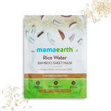 Mamaearth Rice Water Bamboo Sheet Mask - Safuron