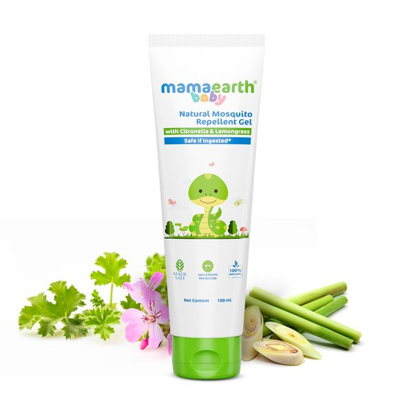 Mamaearth Natural Mosquito Repellent Gel For Kids - Safuron Mamaearth Natural Mosquito Repellent Gel For Kids - Safuron