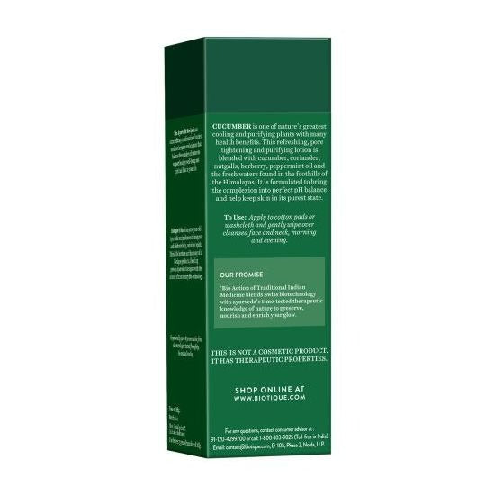 Biotique Bio Cucumber Pore Tightening Freshener With Himalayan Waters Biotique Bio Cucumber Pore Tightening Freshener With Himalayan Waters