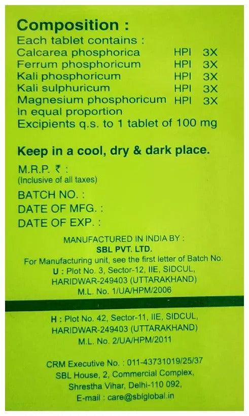 SBL Homeopathy Bio-Combination 15 Tablets SBL Homeopathy Bio-Combination 15 Tablets