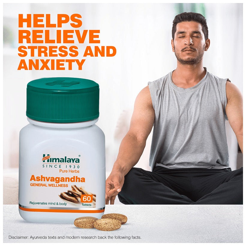Himalaya Ashvagandha Tablets - General Wellness Himalaya Ashvagandha Tablets - General Wellness