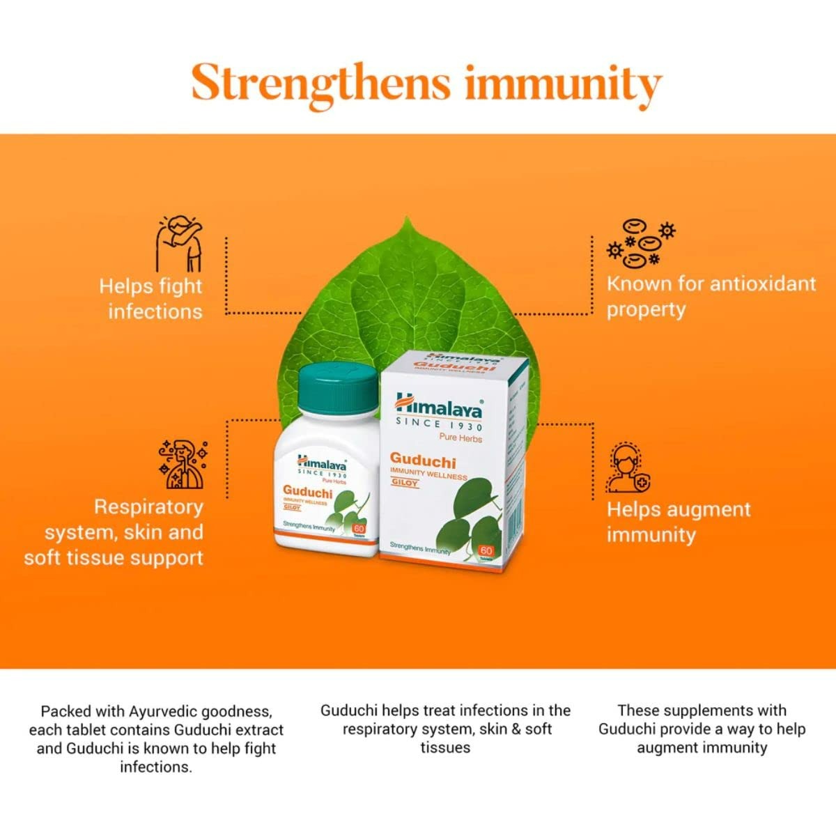 Himalaya Herbals - Guduchi Immunity Wellness Himalaya Herbals - Guduchi Immunity Wellness