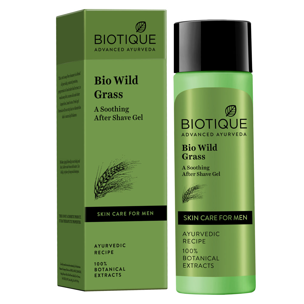 Biotique Bio Wild Grass A Soothing After Shave Gel For Men Biotique Bio Wild Grass A Soothing After Shave Gel For Men