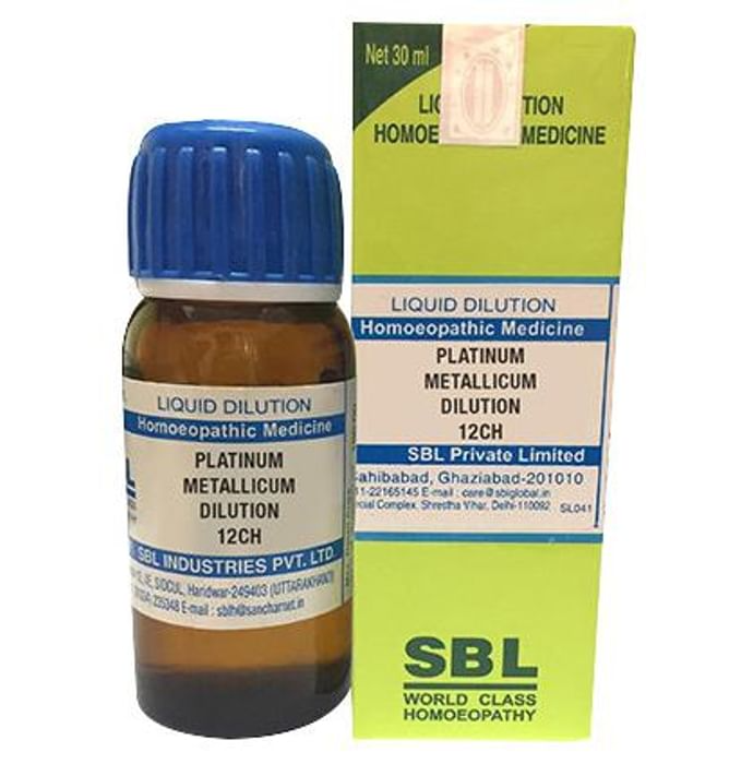 SBL Homeopathy Platinum Metallicum Dilution - Safuron