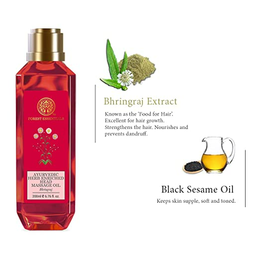 Forest Essentials Ayurvedic Herb Enriched Head Massage Oil Bhringraj Forest Essentials Ayurvedic Herb Enriched Head Massage Oil Bhringraj