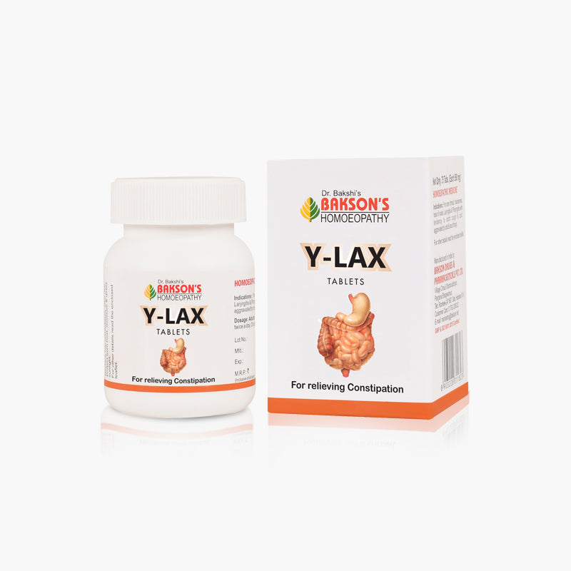 Bakson's Homeopathy Y-Lax Tablet - Safuron Naturals Bakson's Homeopathy Y-Lax Tablet - Safuron Naturals