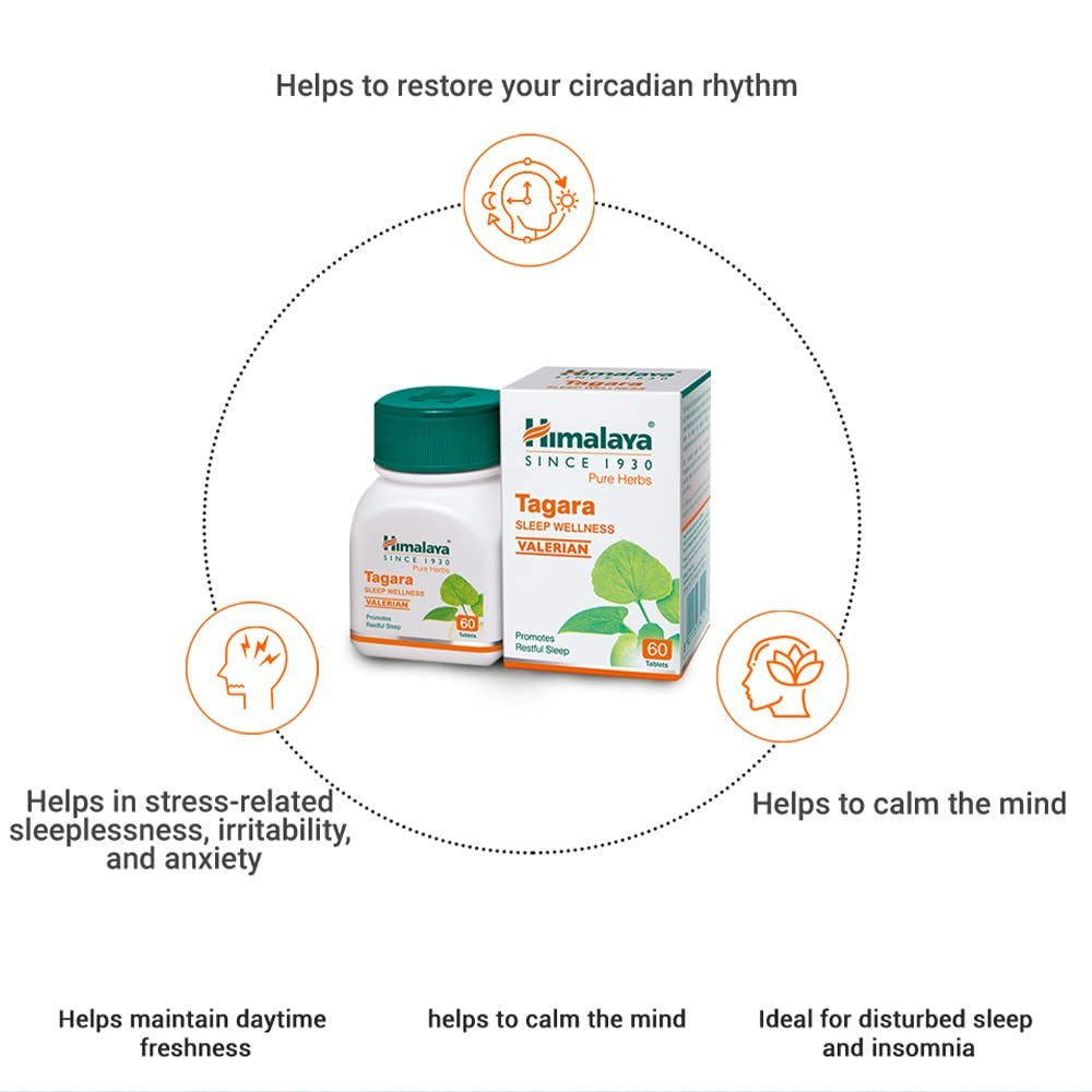 Himalaya Wellness Pure Herbs Tagara Sleep Wellness Himalaya Wellness Pure Herbs Tagara Sleep Wellness