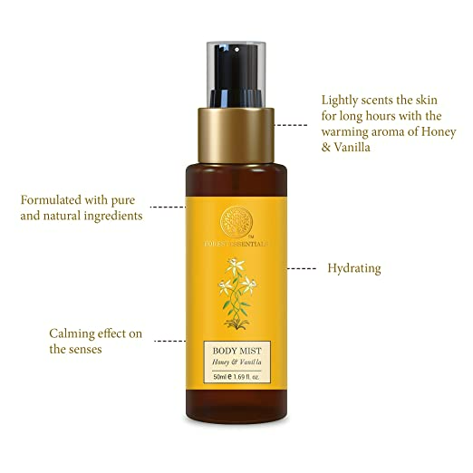 Forest Essentials Body Mist Honey & Vanilla Forest Essentials Body Mist Honey & Vanilla