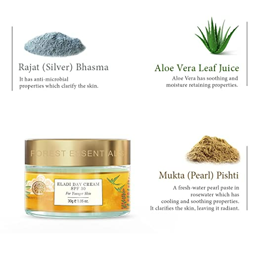 Forest Essentials Eladi Day Cream SPF 30 Forest Essentials Eladi Day Cream SPF 30
